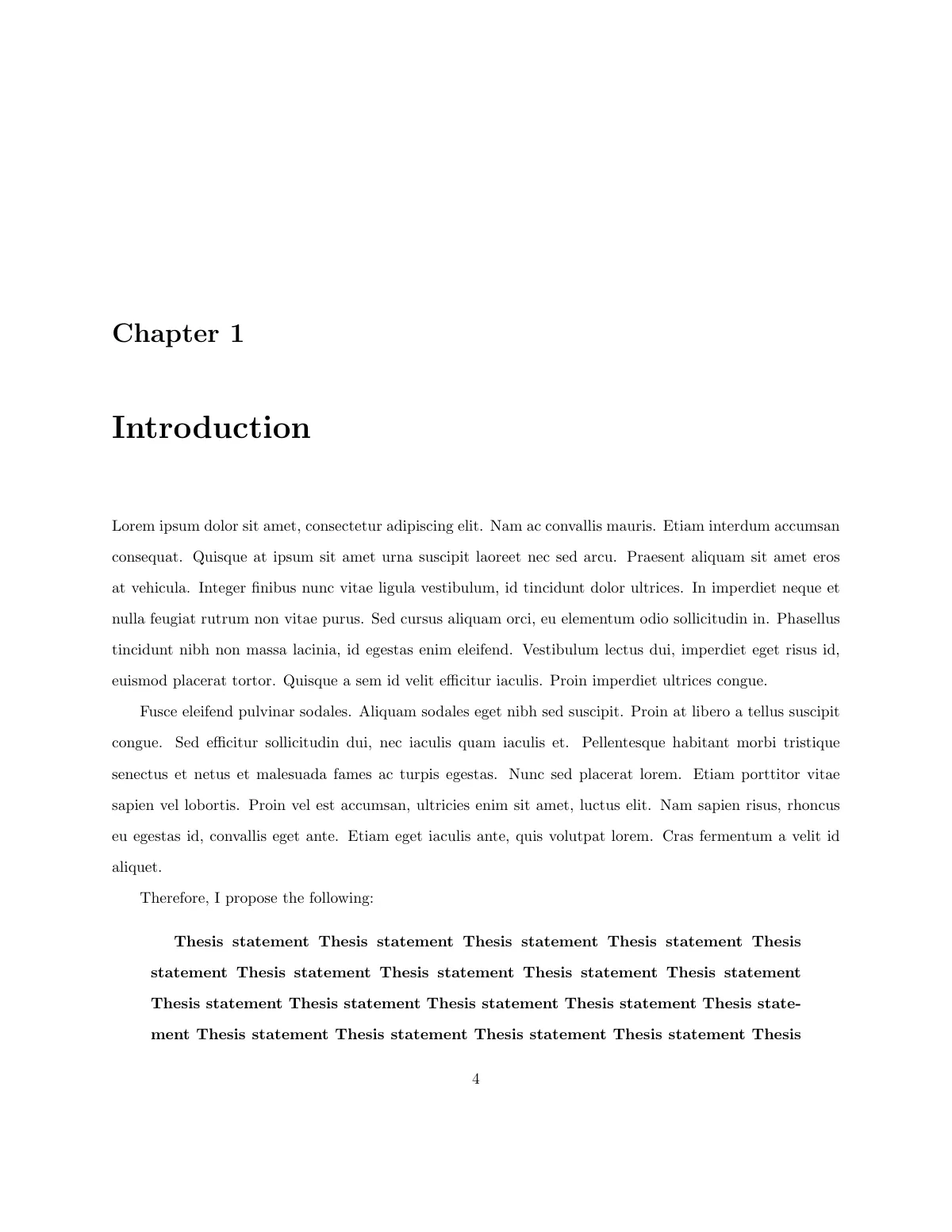 University of Maryland dissertation proposal LaTeX template, page 5 of 20