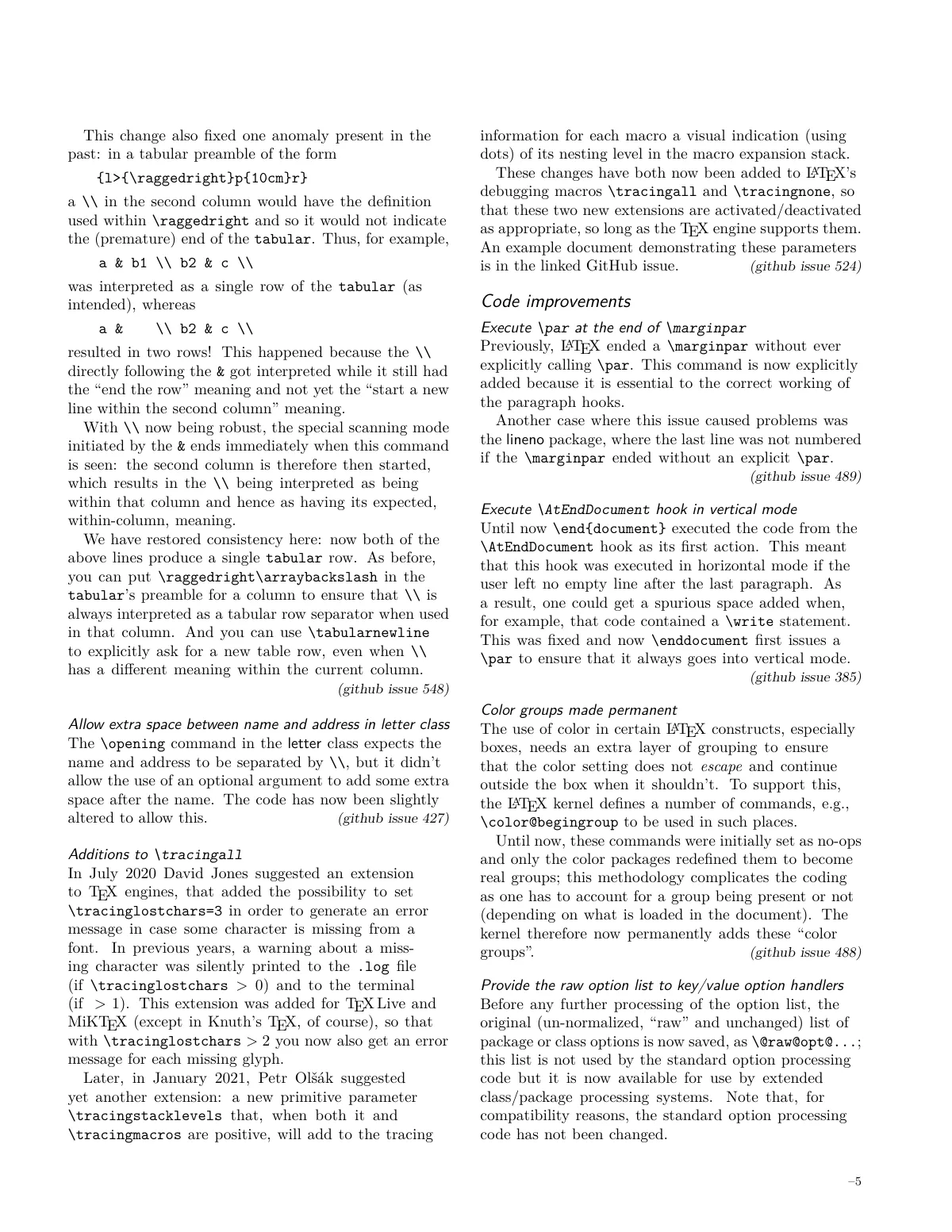 book: A class for typesetting books (ltnews33) LaTeX template, page 5 of 6