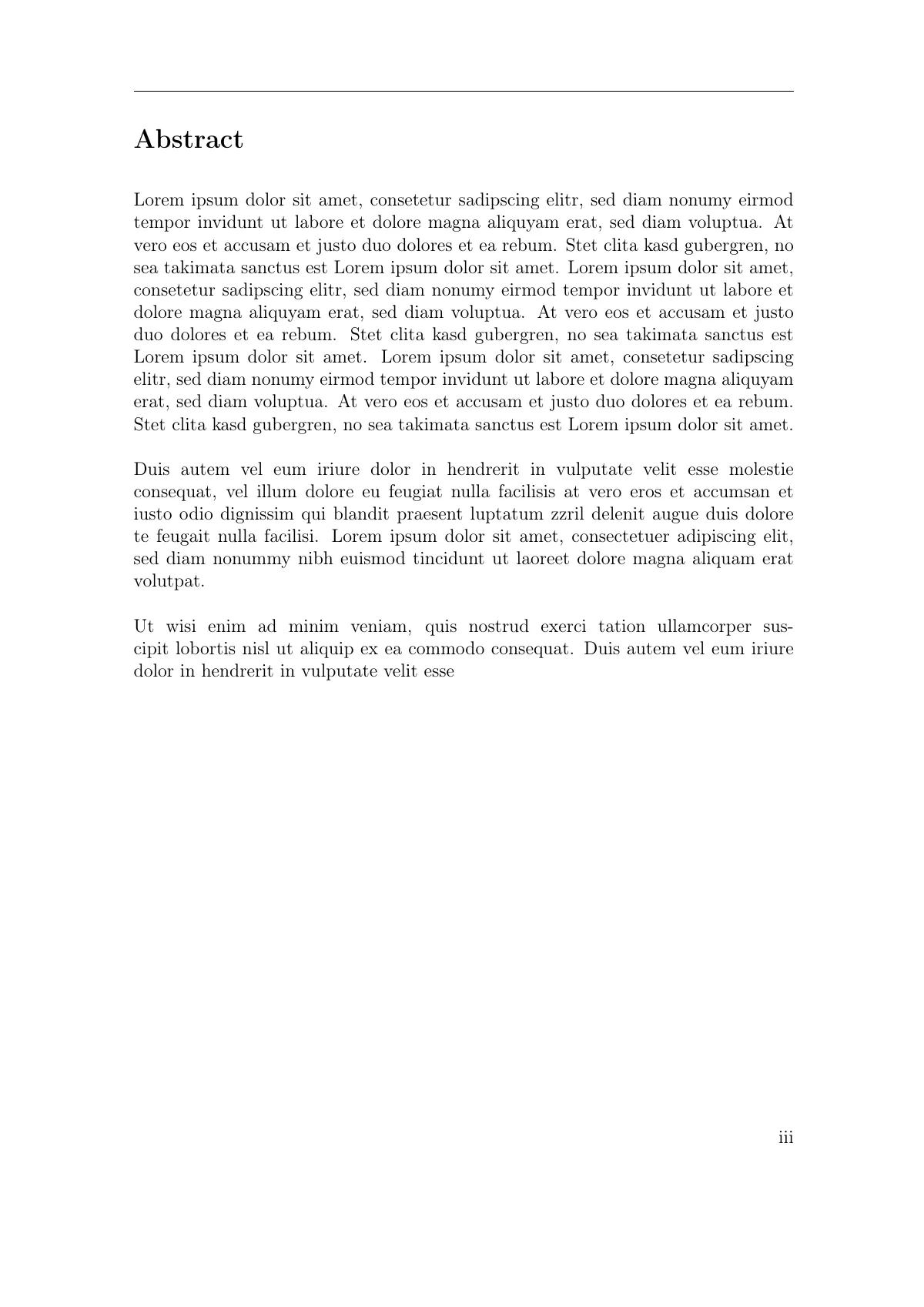 LaTeX-Vorlage Alpen-Adria-Universität Klagenfurt Thesis, Seite 5 von 52