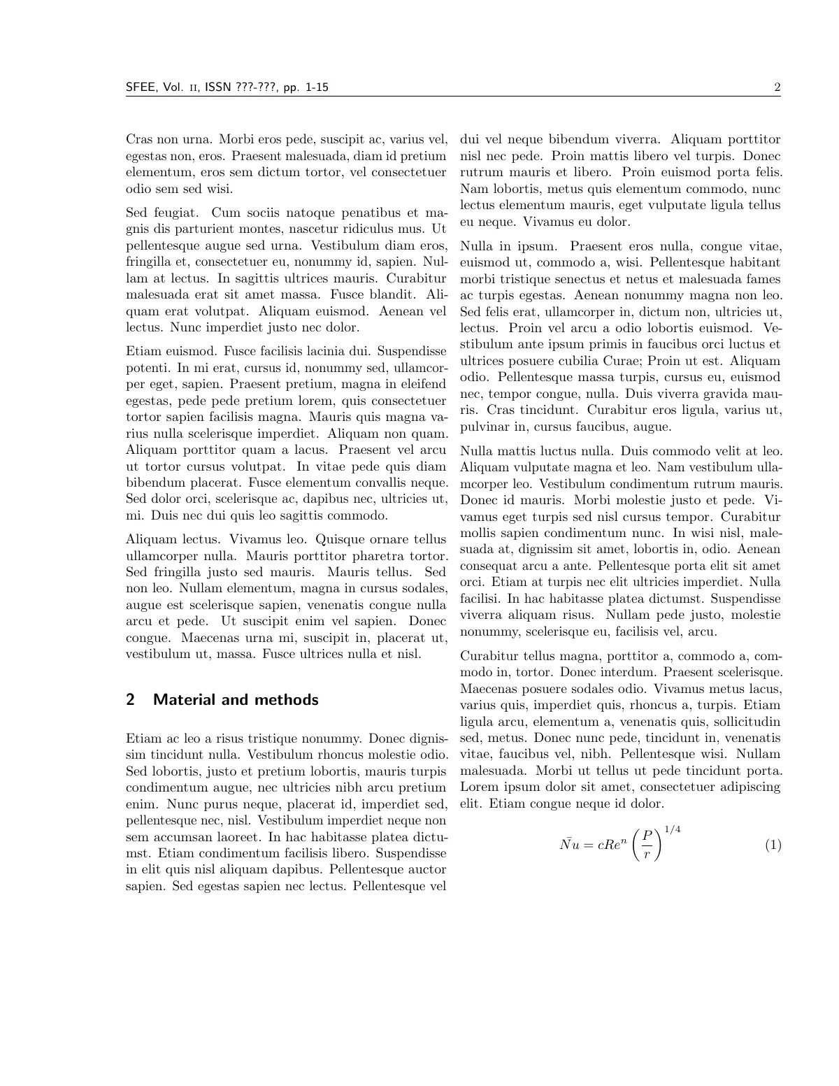 SFEE magazine article (Smart Factory and Energy Efficiency) LaTeX template, page 2 of 6