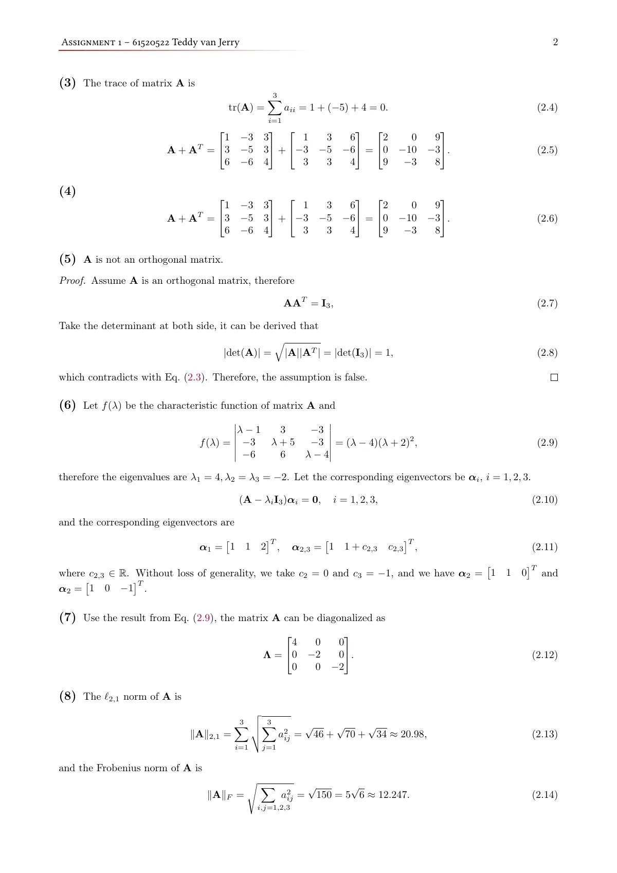 Southeast University machine learning assignment LaTeX template, page 2 of 4