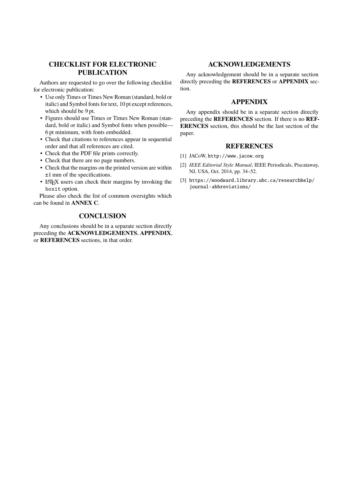 JACoW accelerator conference paper (A4) LaTeX template, page 4 of 4