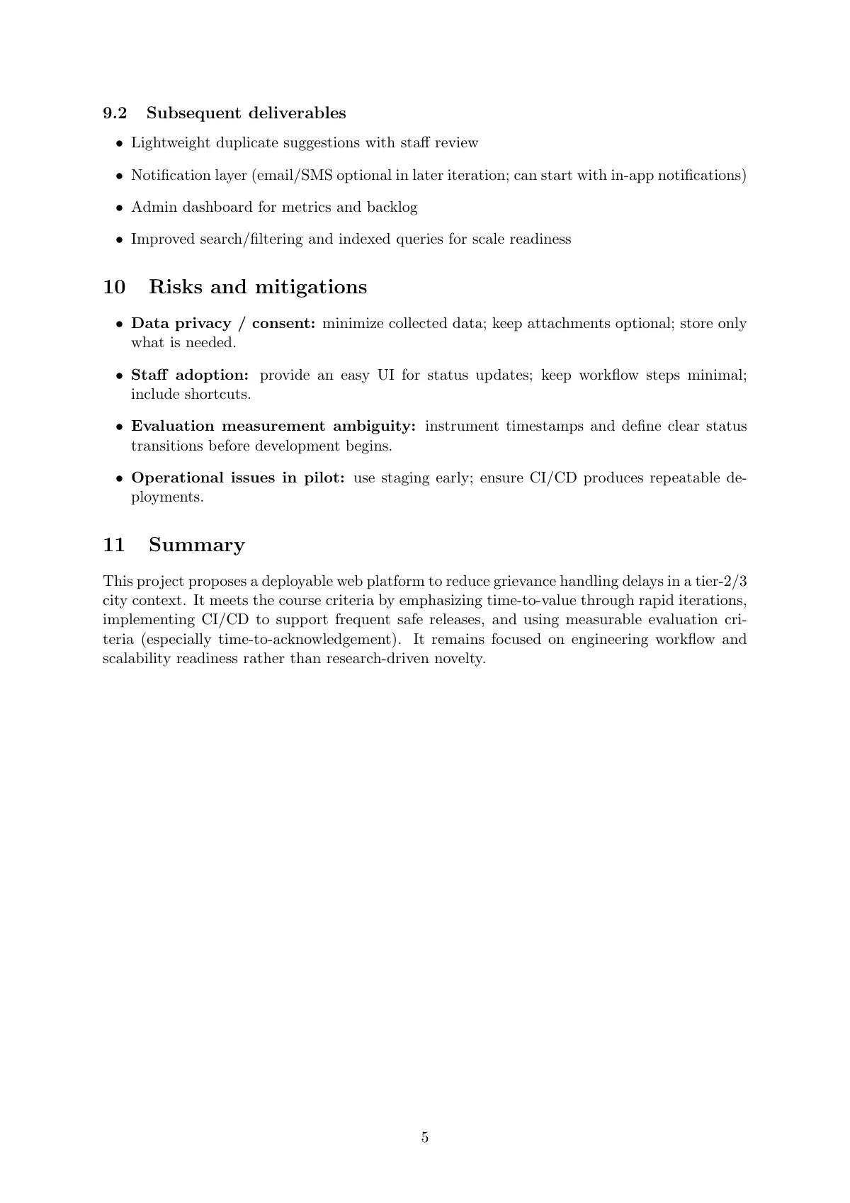 UCS503P project proposal LaTeX template, page 5 of 5