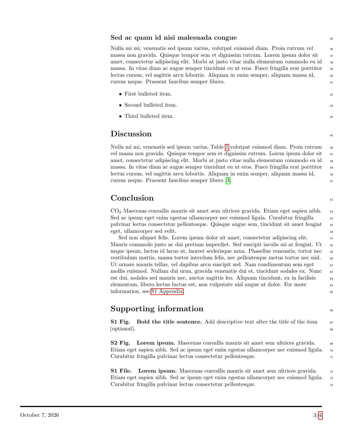 LaTeX-Vorlage Artikel für PLOS-Journal-Einreichung, Seite 3 von 4