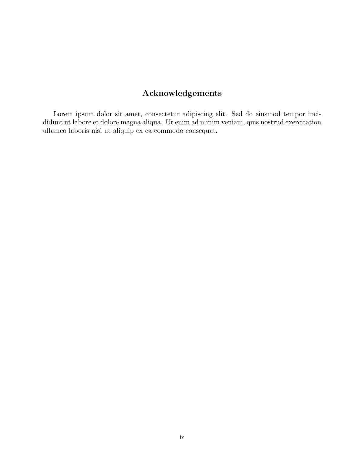 Accessible mathematics thesis, amsbook class LaTeX template, page 4 of 18