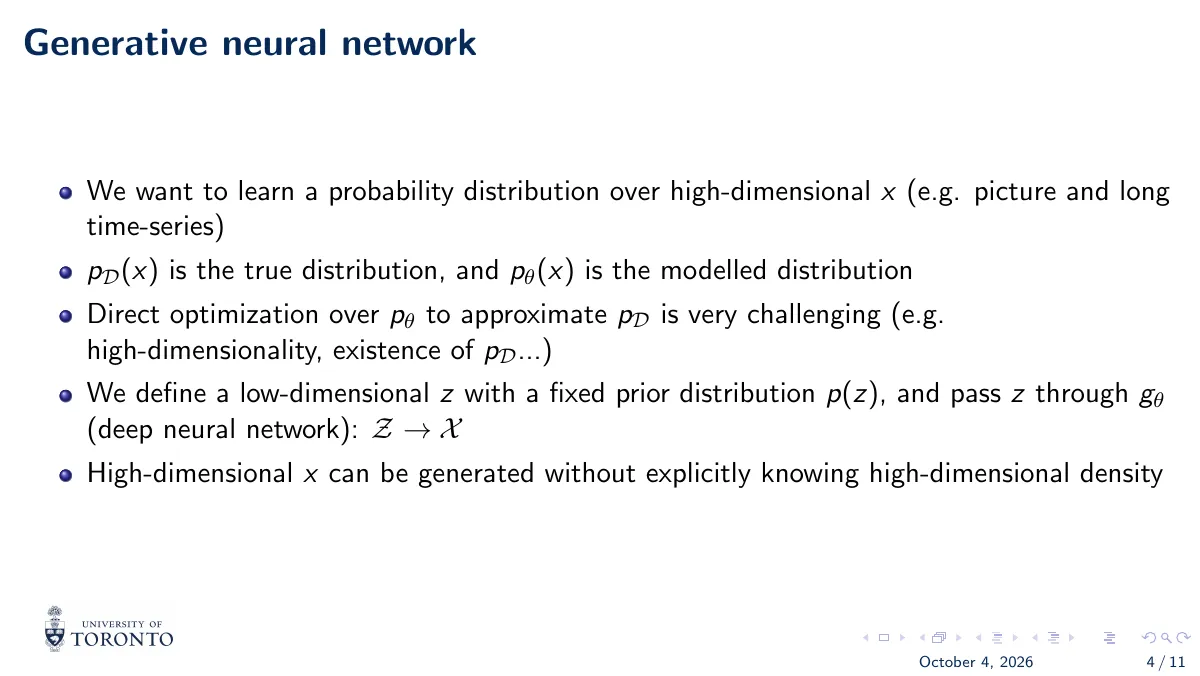 University of Toronto Beamer presentation LaTeX template, page 4 of 11