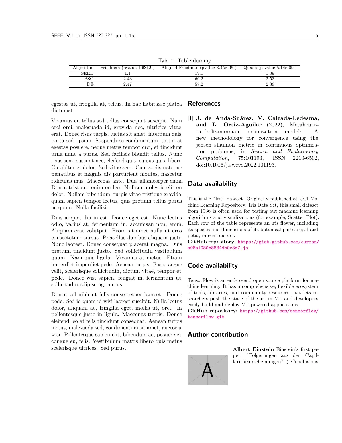 SFEE magazine article (Smart Factory and Energy Efficiency) LaTeX template, page 5 of 6