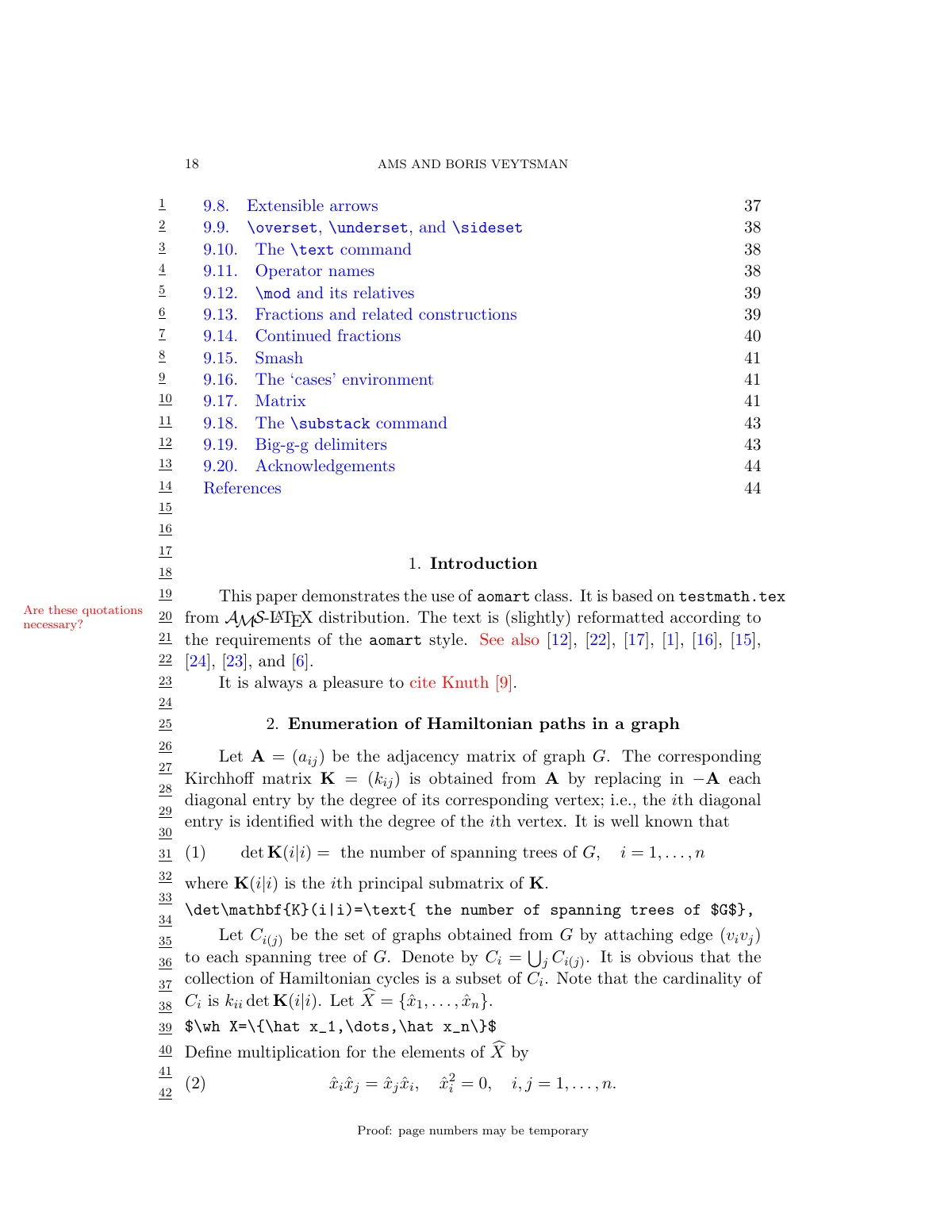 Annals of Mathematics sample paper with appendix LaTeX template, page 2 of 29