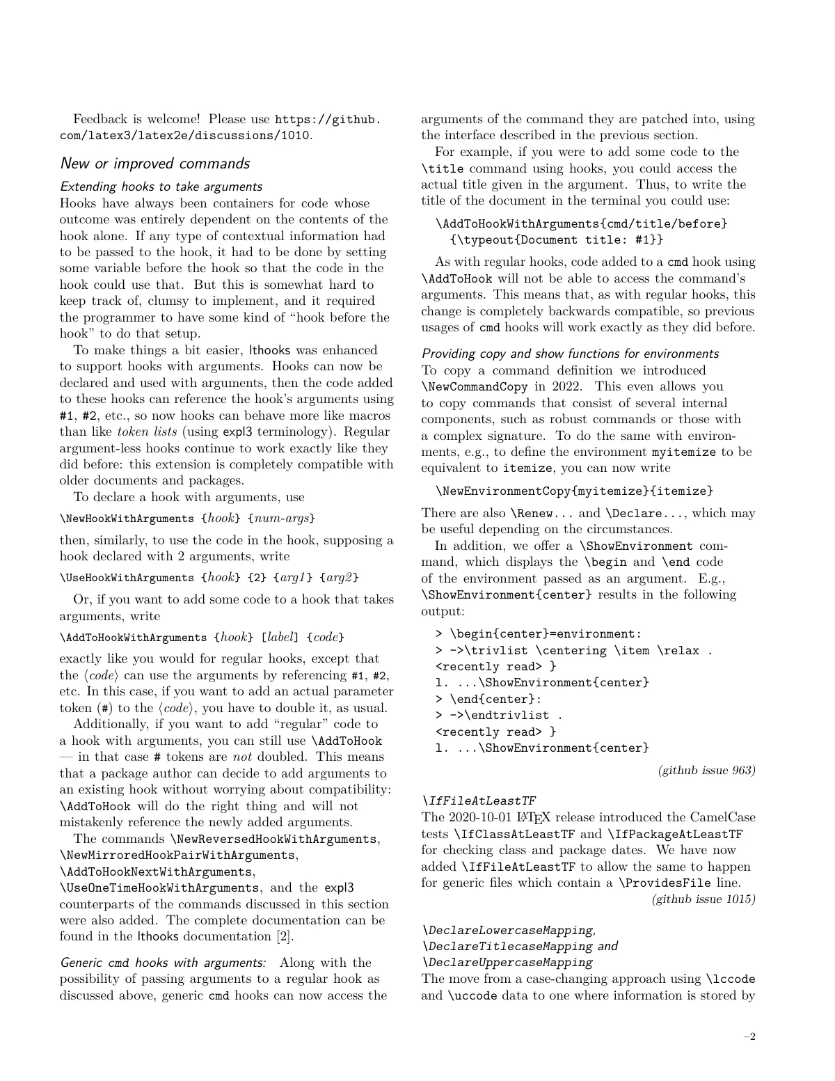book: A class for typesetting books (ltnews37) LaTeX template, page 2 of 6