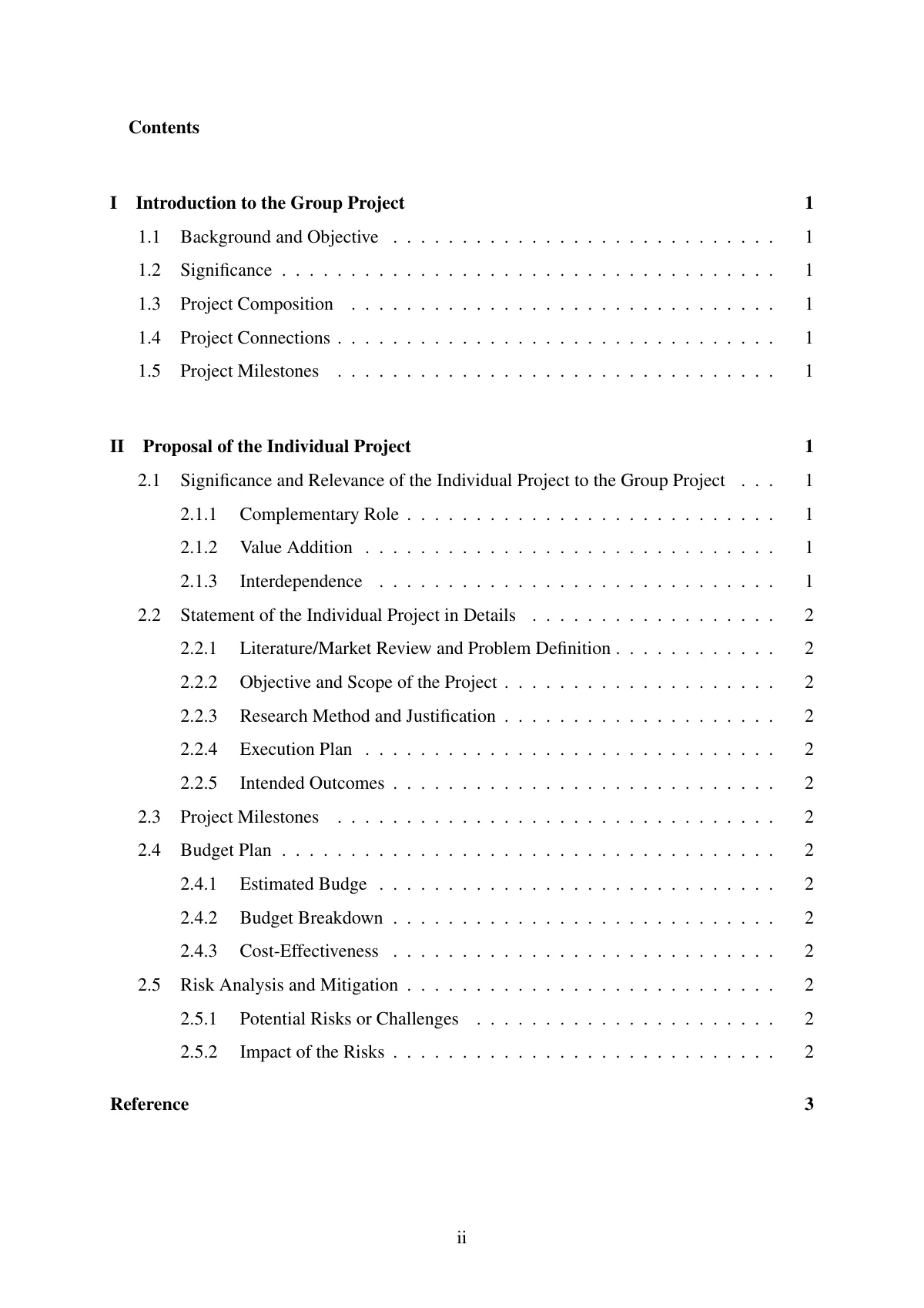 HKUST (Guangzhou) MPhil proposal LaTeX template, page 2 of 5