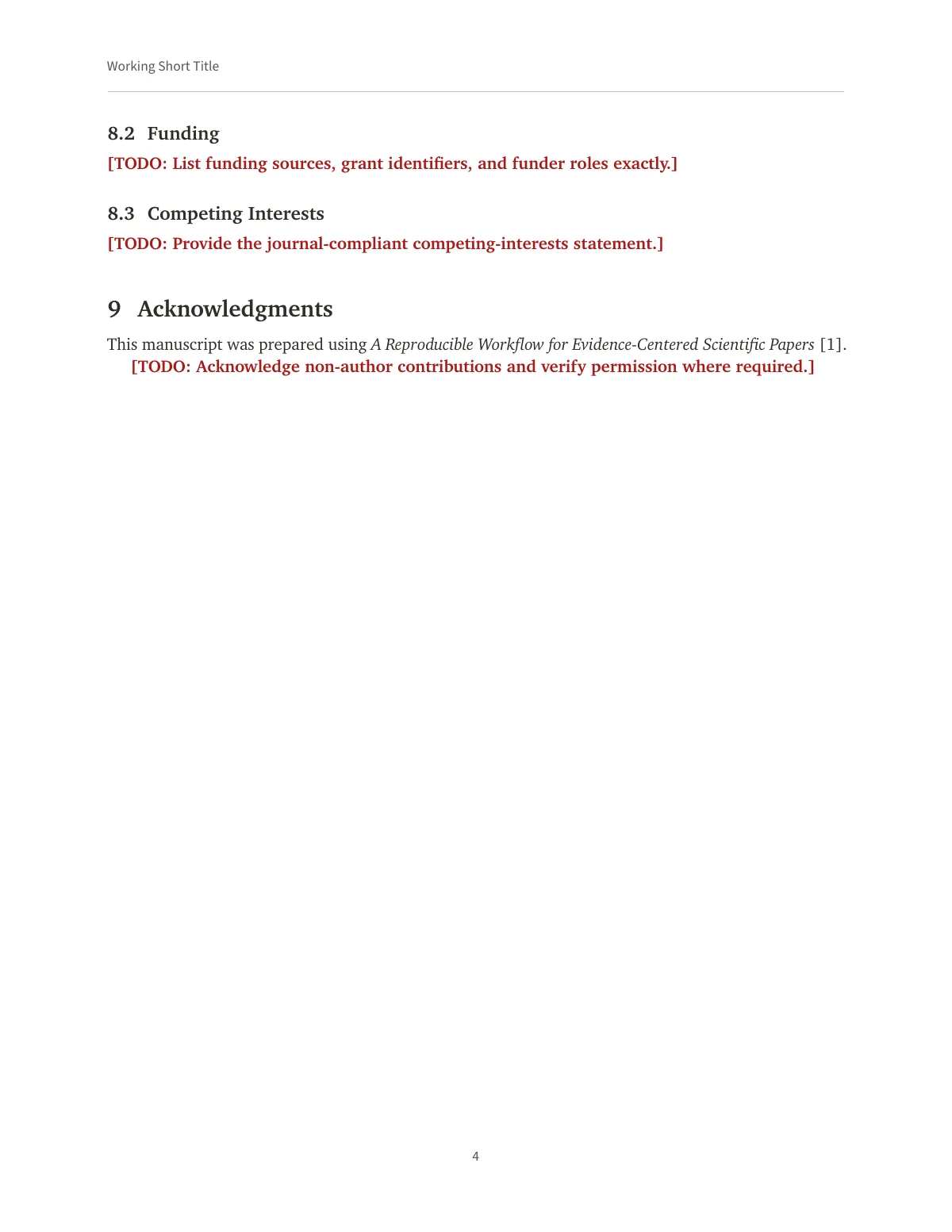 LaTeX-Vorlage Reproduzierbares wissenschaftliches Papier, Seite 4 von 5