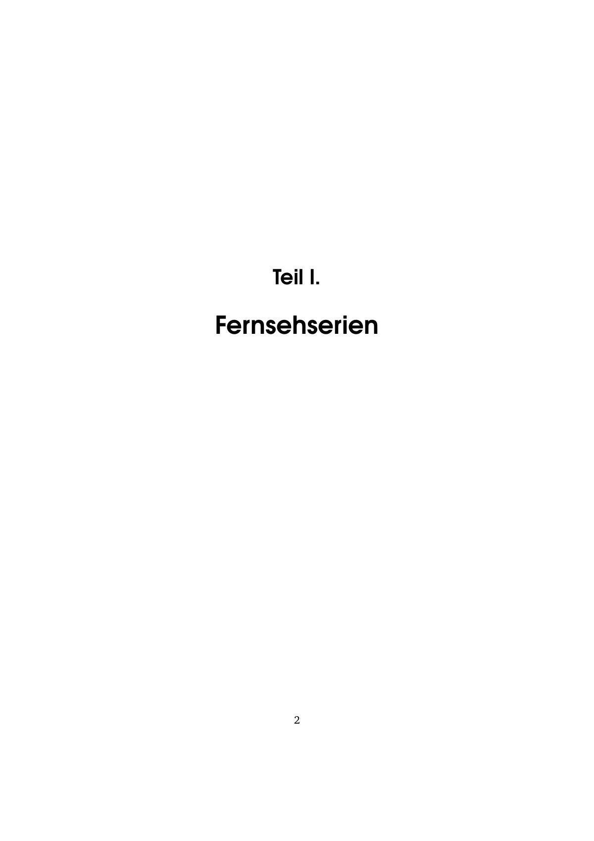 DVD collection catalogue (German) LaTeX template, page 2 of 9