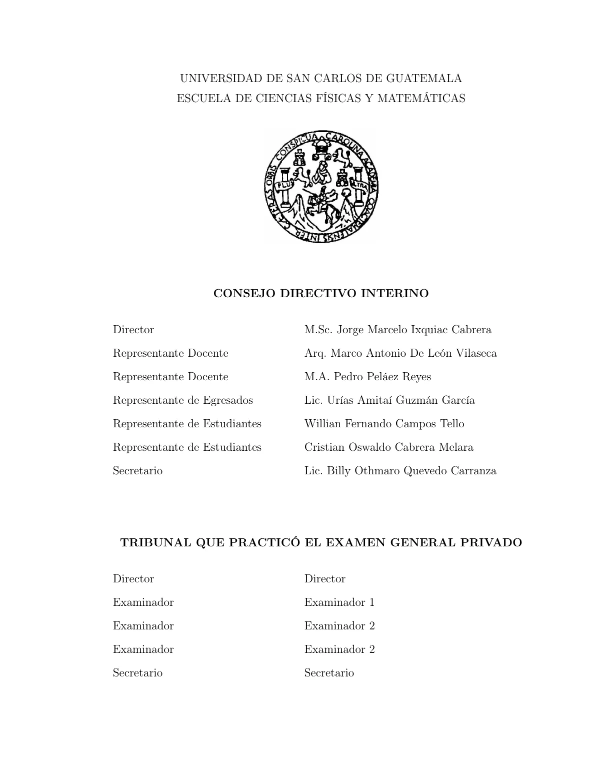 LaTeX-Vorlage Abschlussarbeit der Universidad de San Carlos de Guatemala, Seite 5 von 34