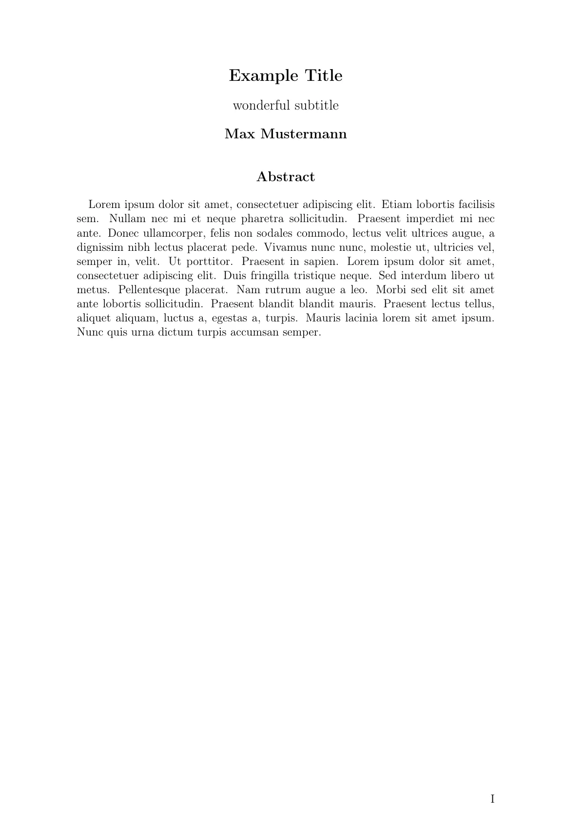 FH Kiel bachelor's thesis, computer science LaTeX template, page 2 of 13