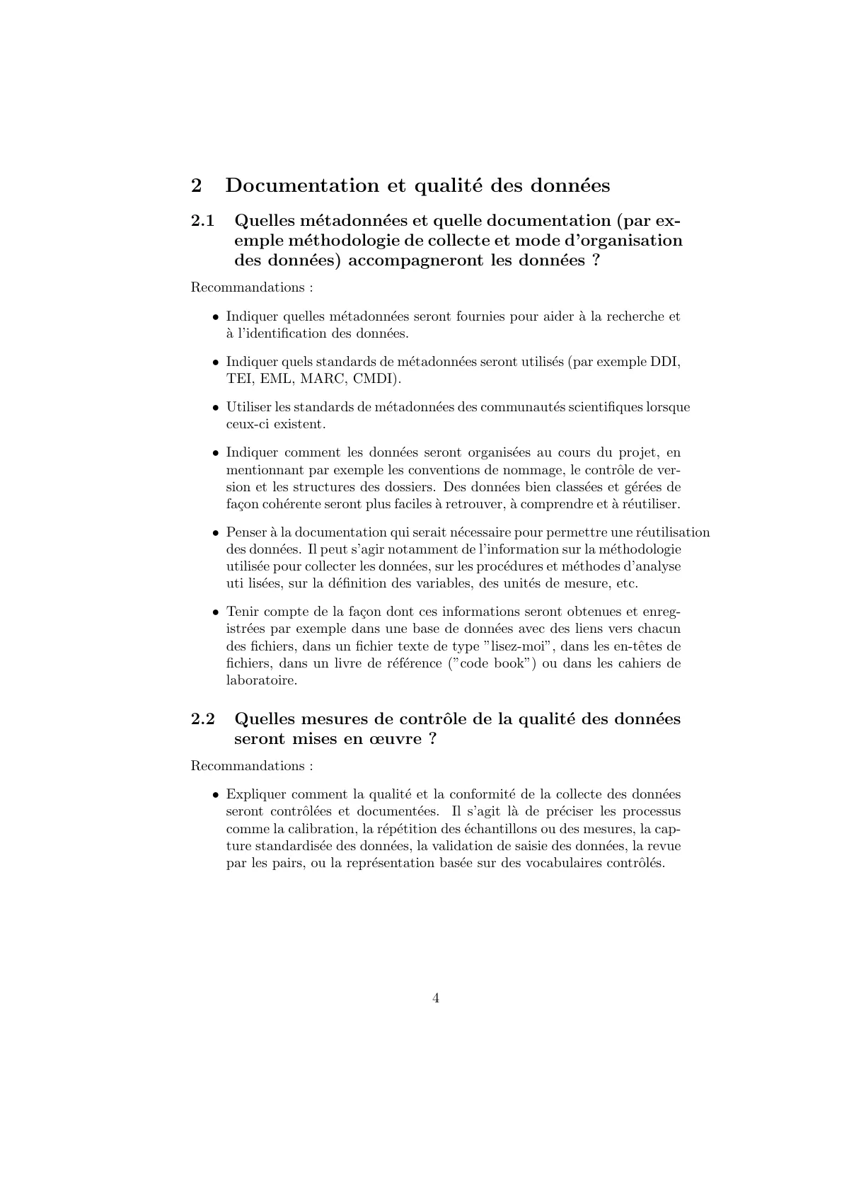 Data management plan for ANR and H2020 LaTeX template, page 5 of 11