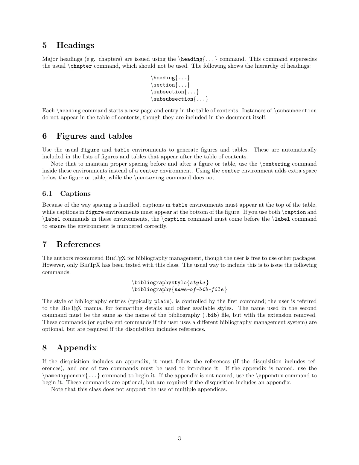 Modèle LaTeX Modèle de classe de thèse de la North Dakota State University, page 3 sur 5