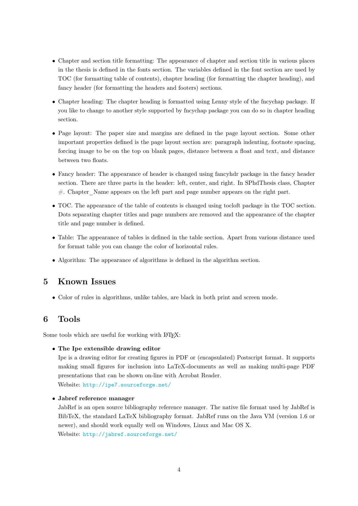 LaTeX-Vorlage Doktorarbeitsklasse der National University of Singapore, Seite 4 von 5