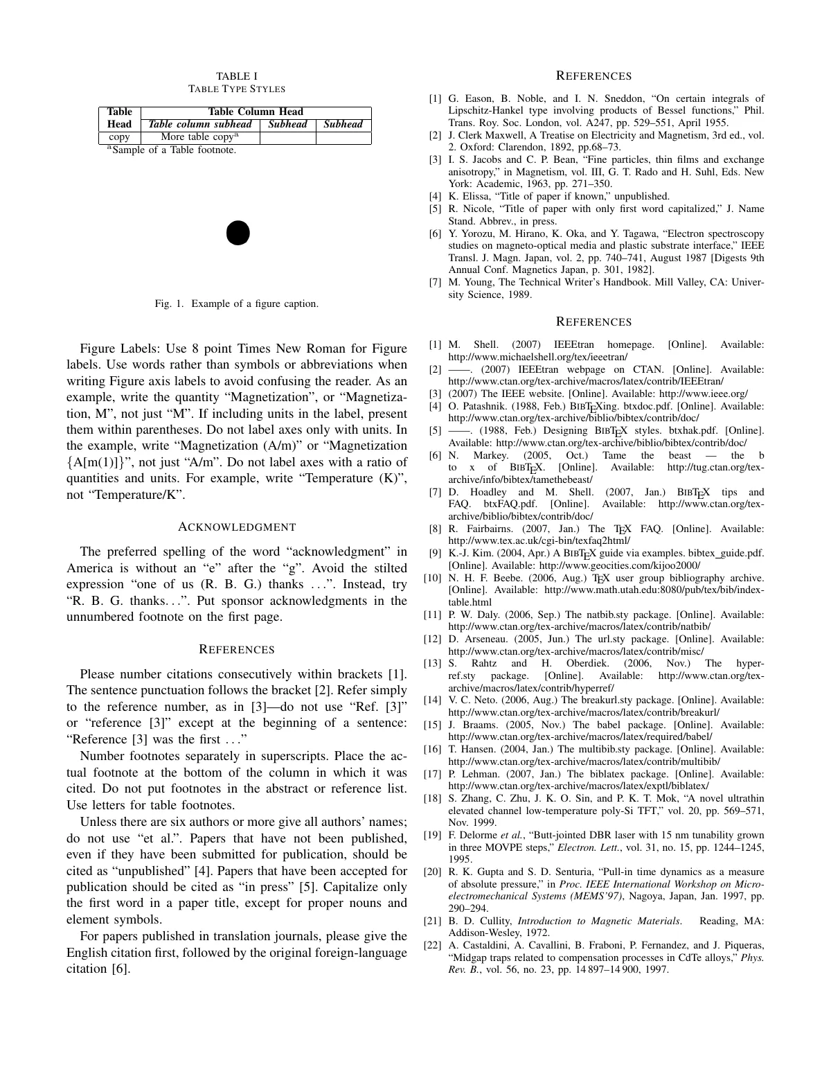 LaTeX-Vorlage IEEE conference paper proceedings, Seite 3 von 4