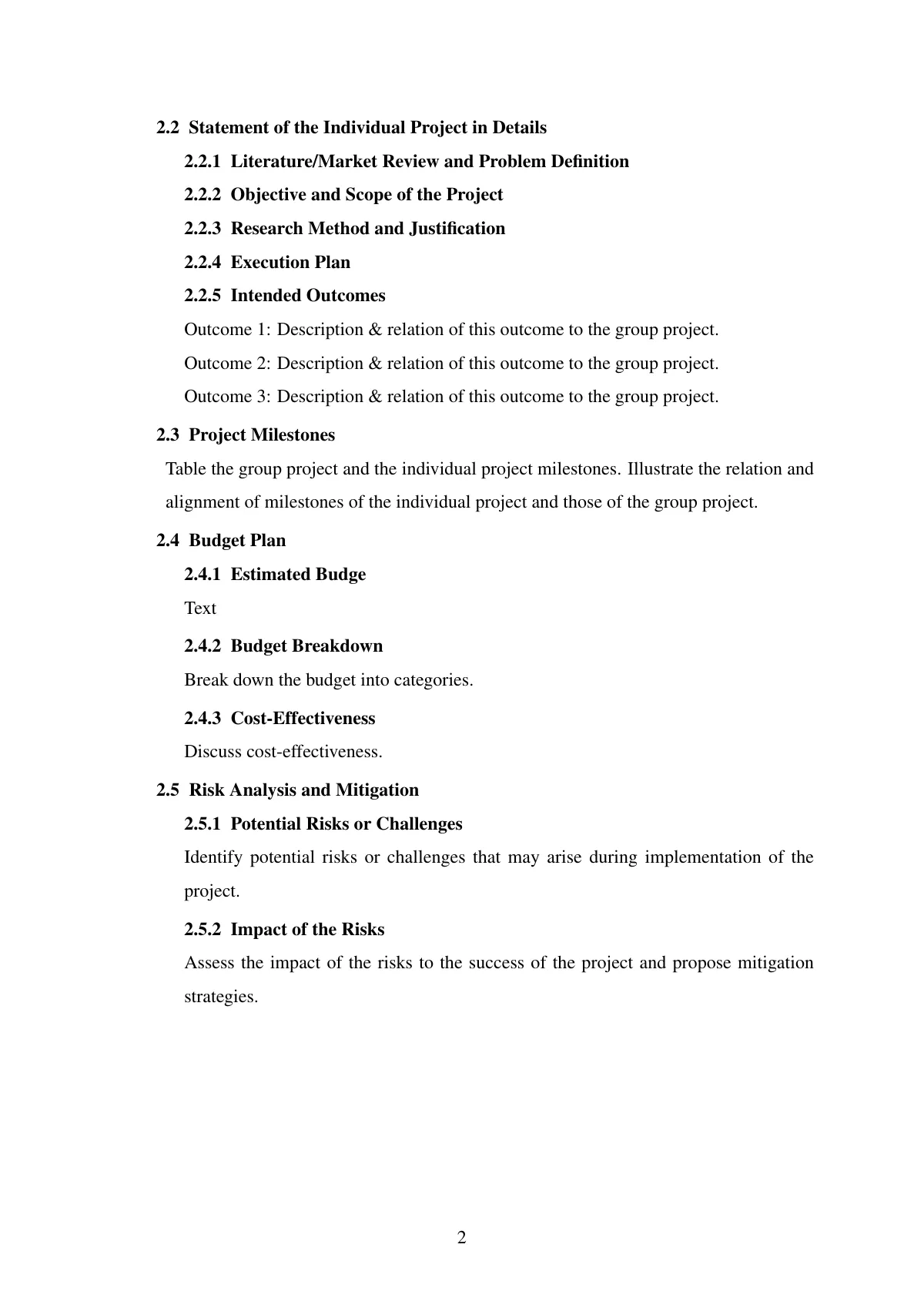 HKUST (Guangzhou) MPhil proposal LaTeX template, page 4 of 5