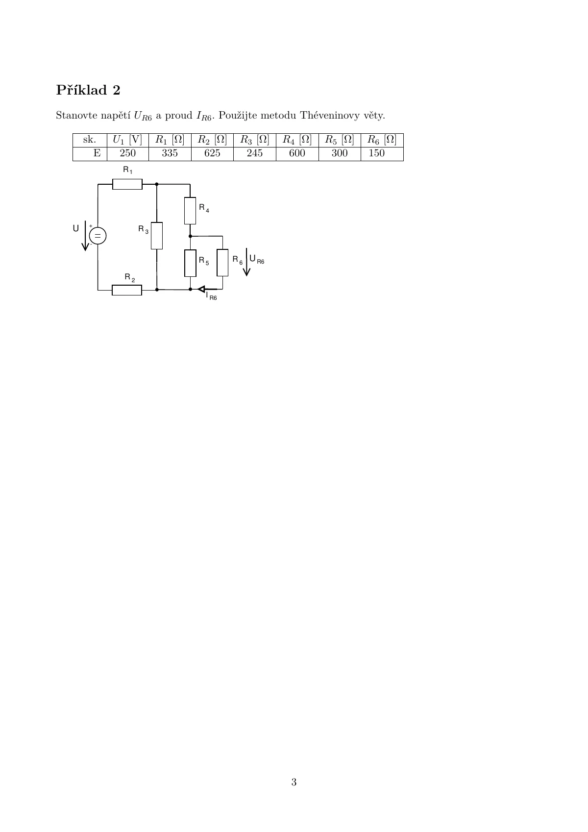 BUT FIT IEL electrical circuits project report LaTeX template, page 3 of 7