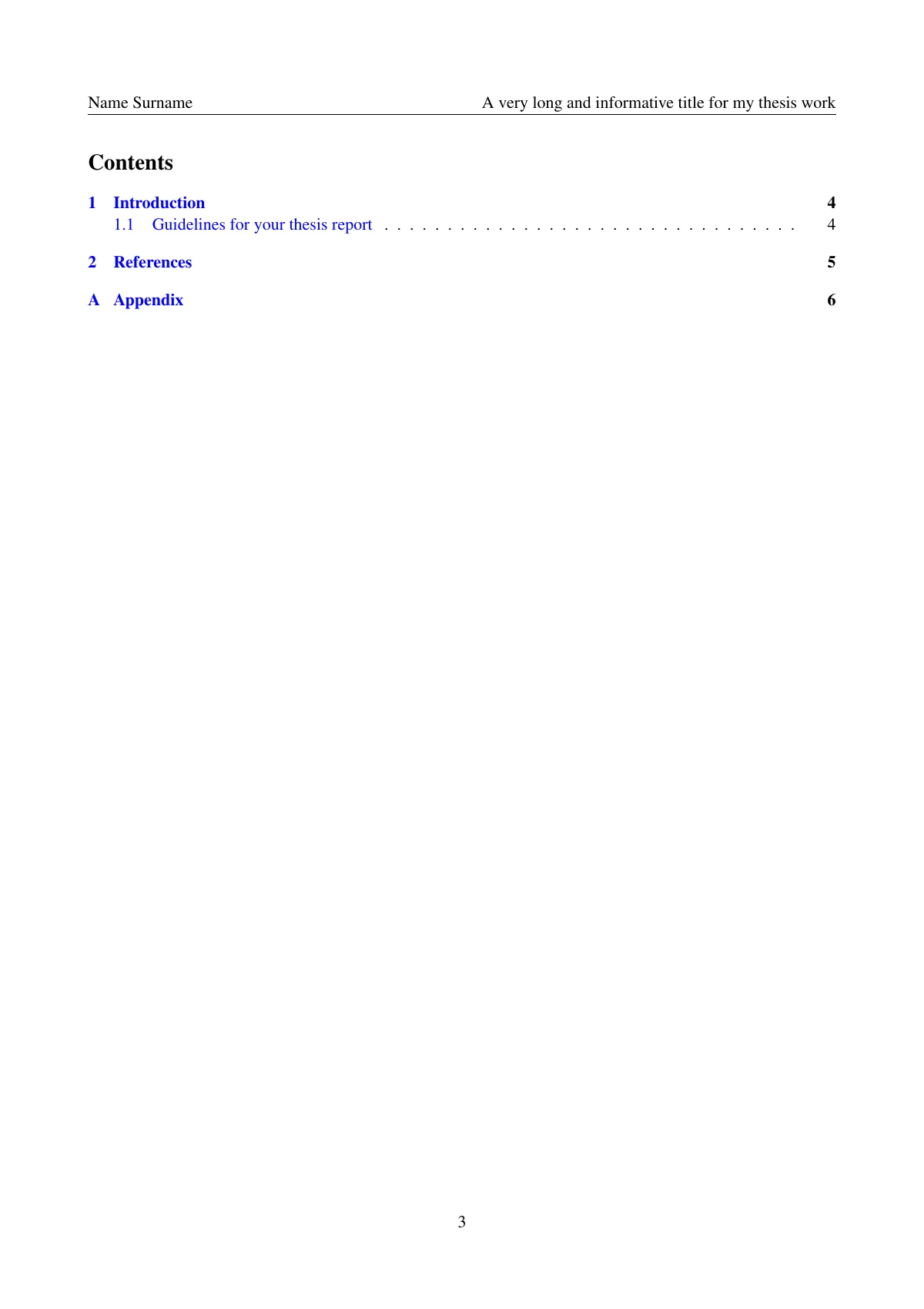 Modèle LaTeX Mémoire de bachelor en informatique de l'École Polytechnique, page 3 sur 6