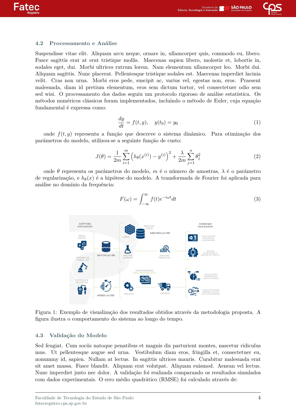 Plantilla de LaTeX Artículo científico, FATEC Registro, página 4 de 7