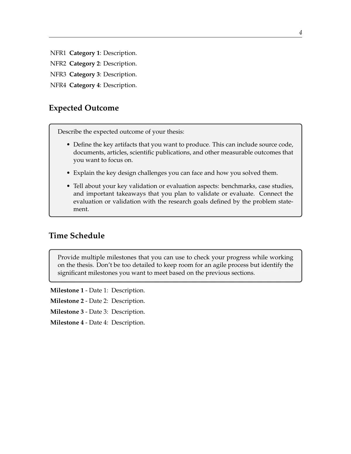 Stanford Biodesign research proposal LaTeX template, page 5 of 6