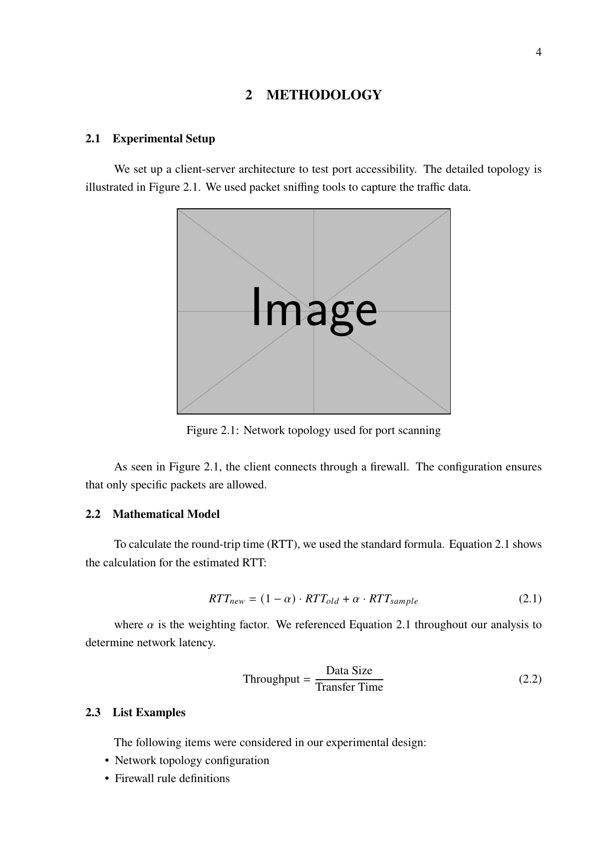 LaTeX-Vorlage Technischer Bericht, Kadir Has University, Seite 4 von 11