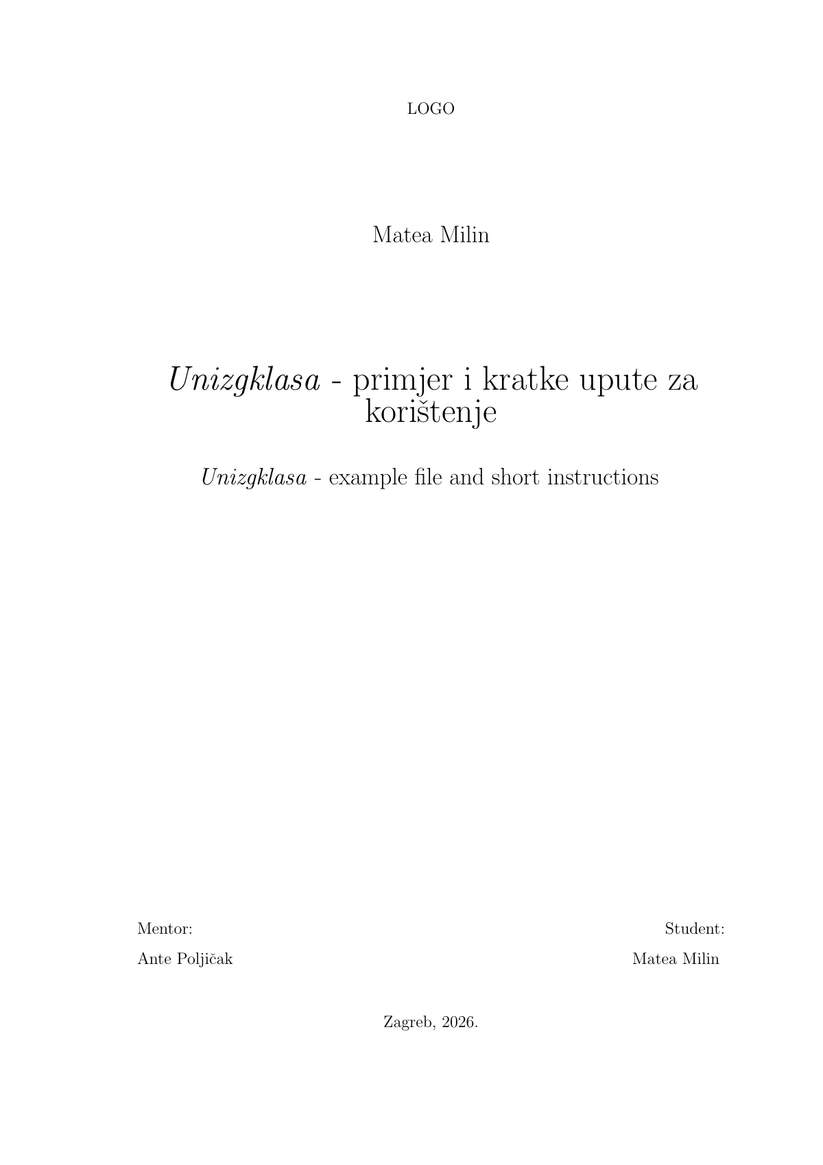 LaTeX-Vorlage Abschlussarbeit der Fakultät für Grafikdesign der Universität Zagreb, Seite 2 von 5