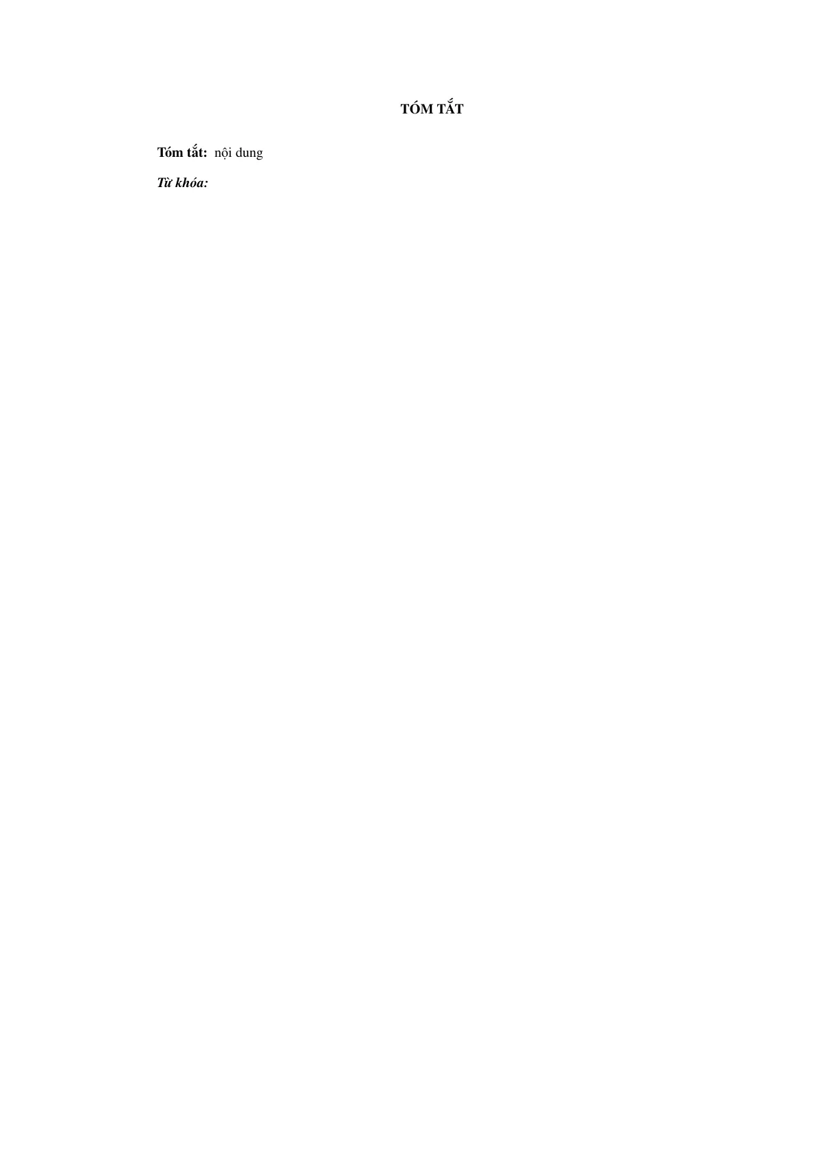 LaTeX-Vorlage VNU Bachelorarbeit (Vietnam National University, Hanoi), Seite 3 von 15