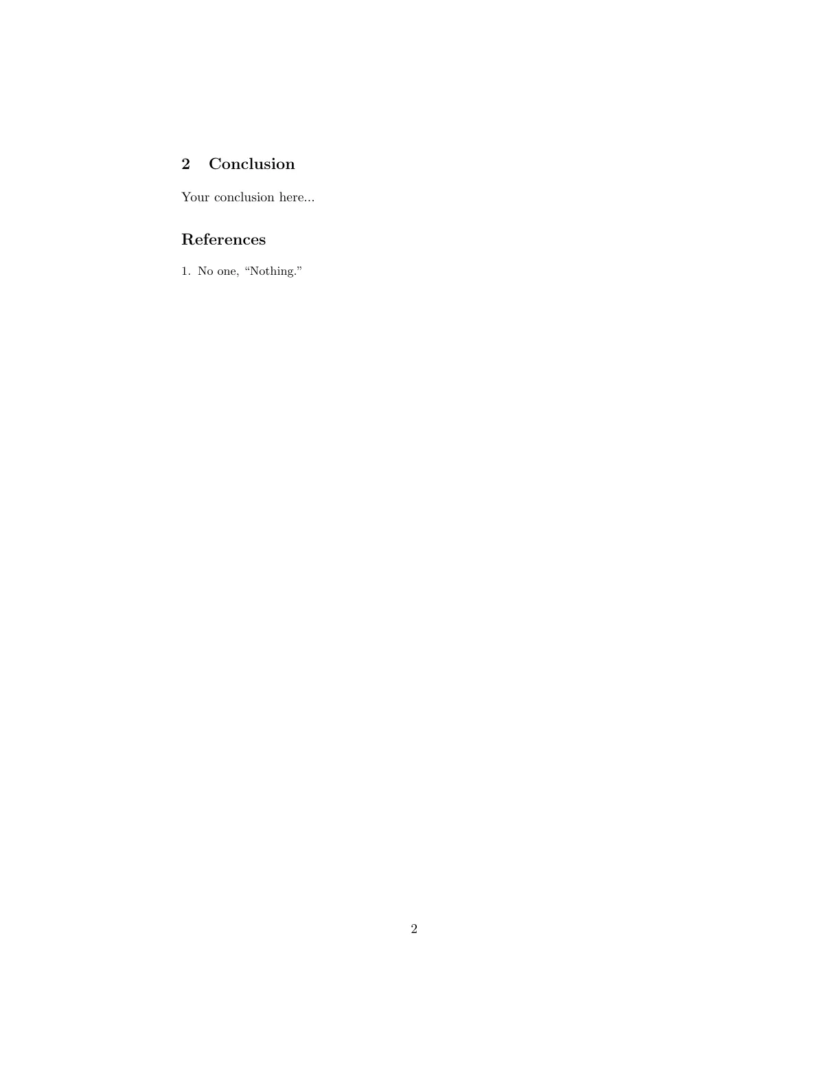 Springer LNCS paper with glossary and acronyms LaTeX template, page 2 of 2