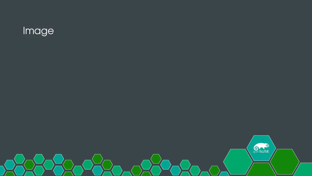 openSUSE Beamer presentation LaTeX template, page 3 of 4