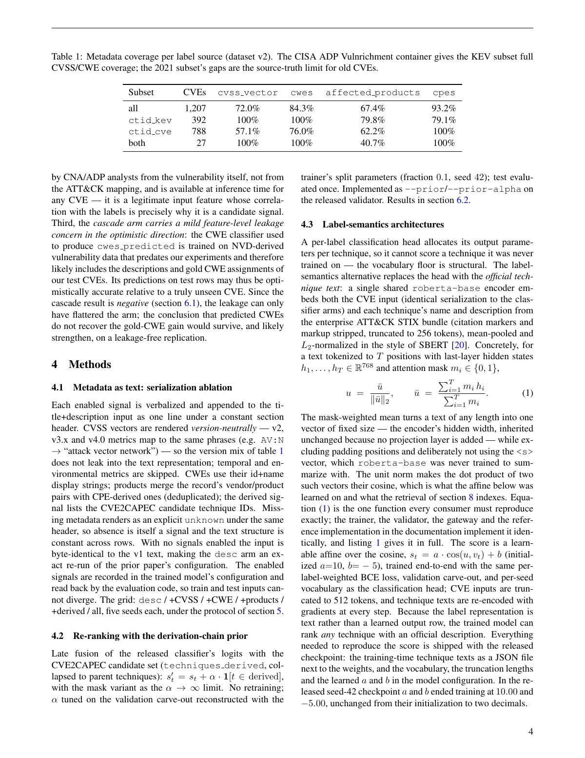 LaTeX-Vorlage Forschungsarbeit zur Zuordnung von CVE zu ATT&CK, Seite 4 von 16