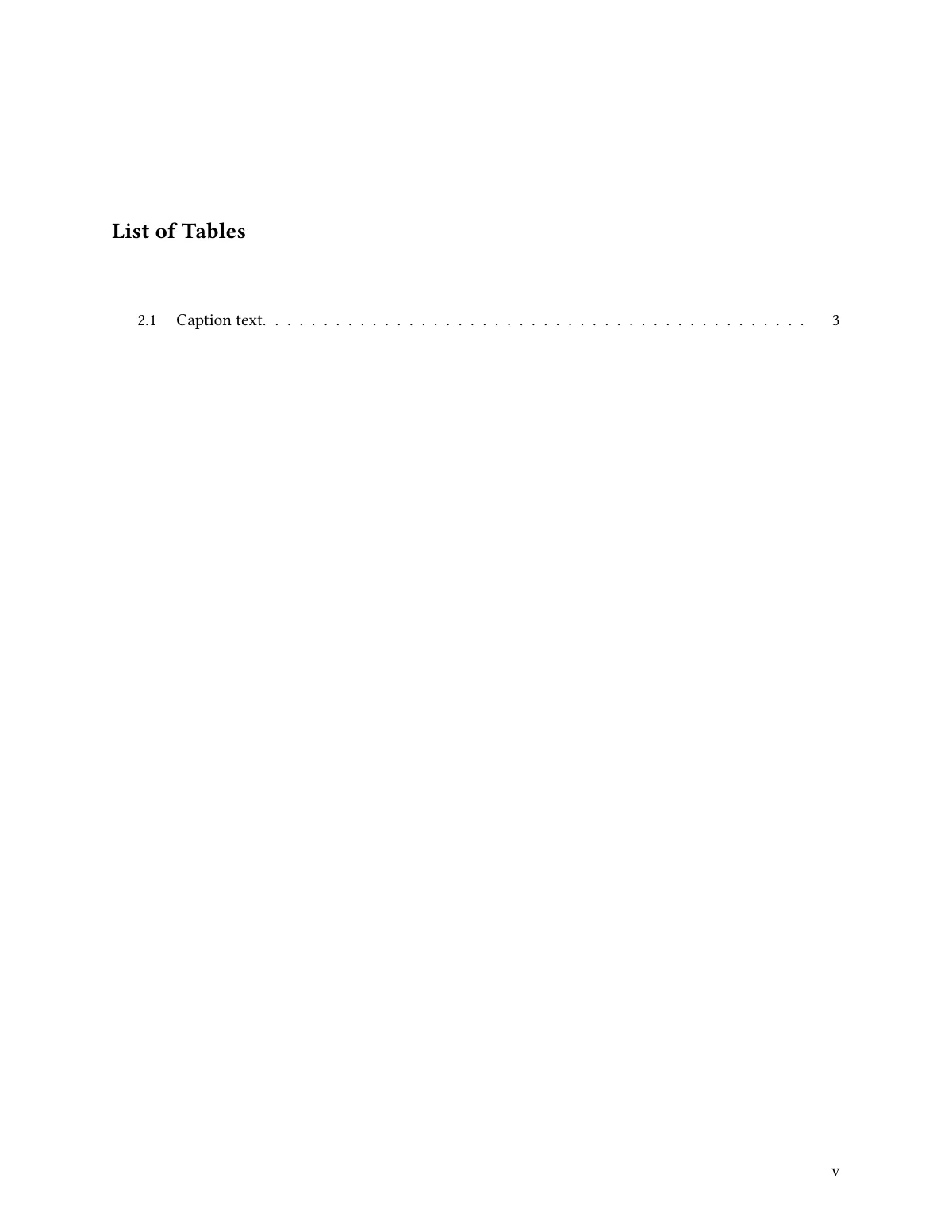 University of Southern California PhD dissertation LaTeX template, page 5 of 15