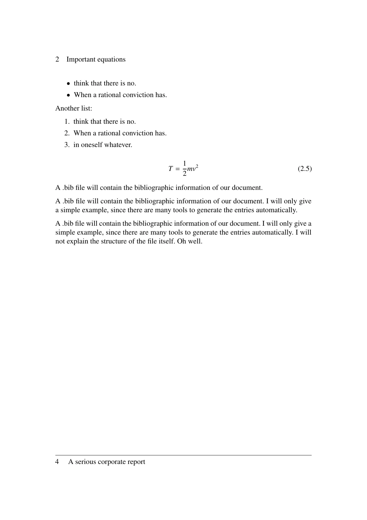 Norwegian report with abstract and listings LaTeX template, page 4 of 4