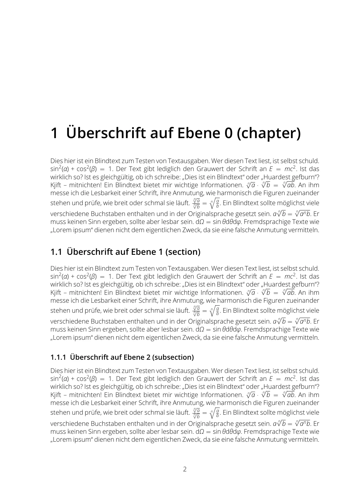 Modèle LaTeX Rapport avec chapitres de la TU Dresden, TUD-Script, page 2 sur 4