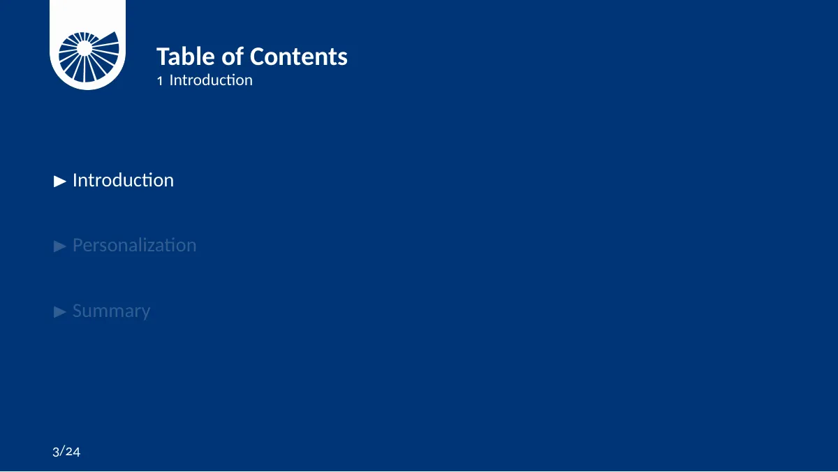 Plantilla de LaTeX Mathematics department presentation, Pisa, página 3 de 27