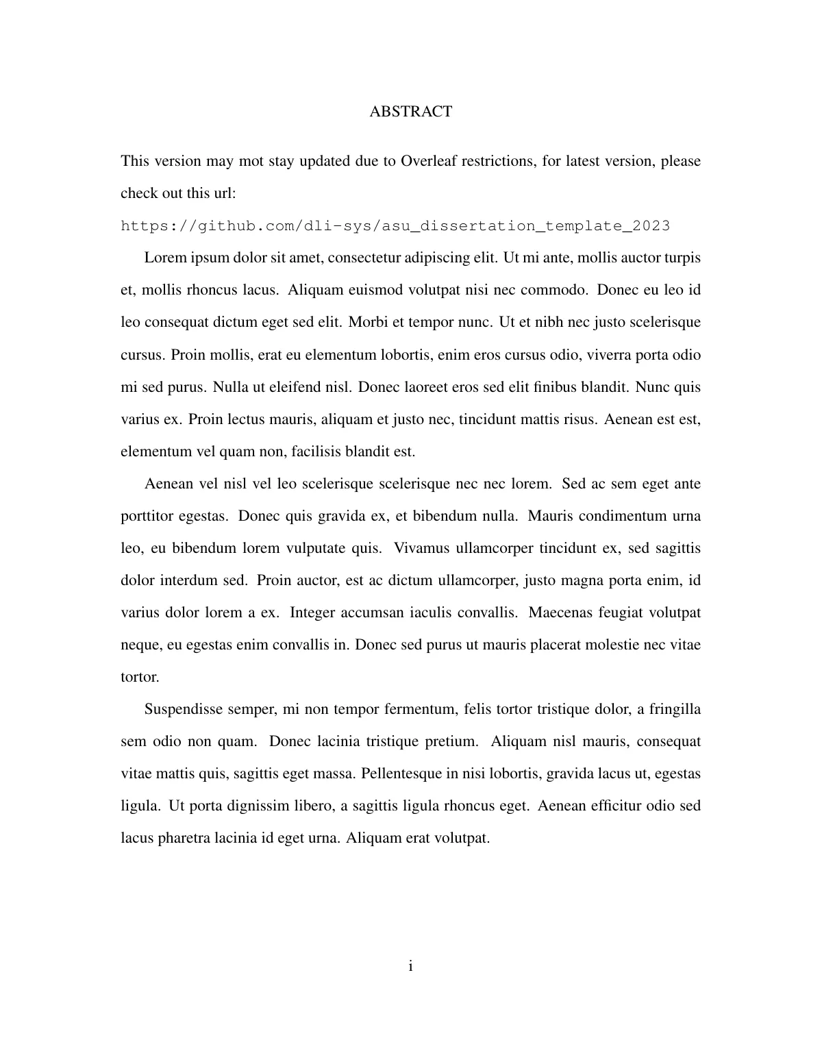 LaTeX-Vorlage Dissertation der Arizona State University, Seite 2 von 23