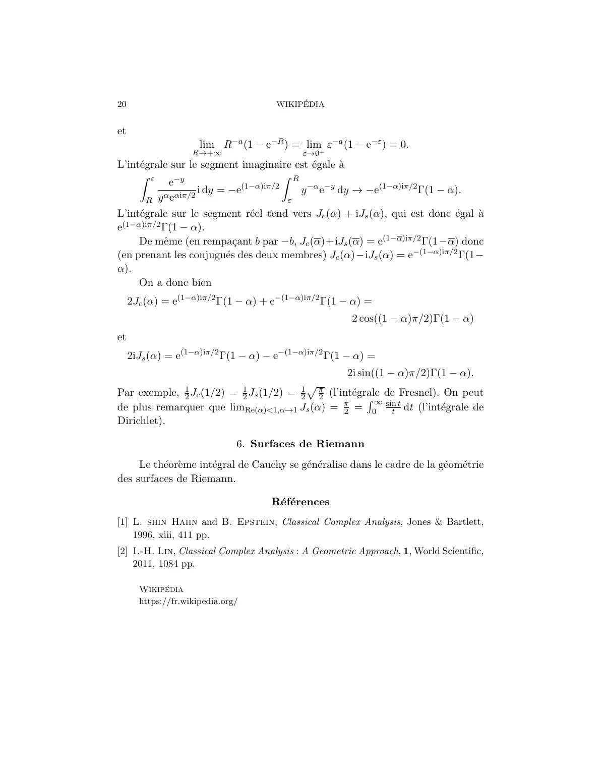 Annals of Mathematics article in French (aomart) LaTeX template, page 4 of 4