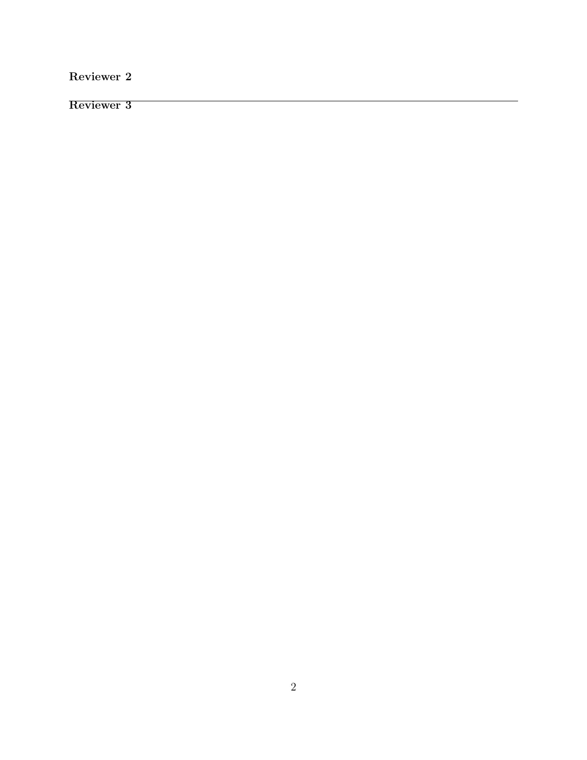 Response to editors and reviewers, journal revision LaTeX template, page 3 of 3