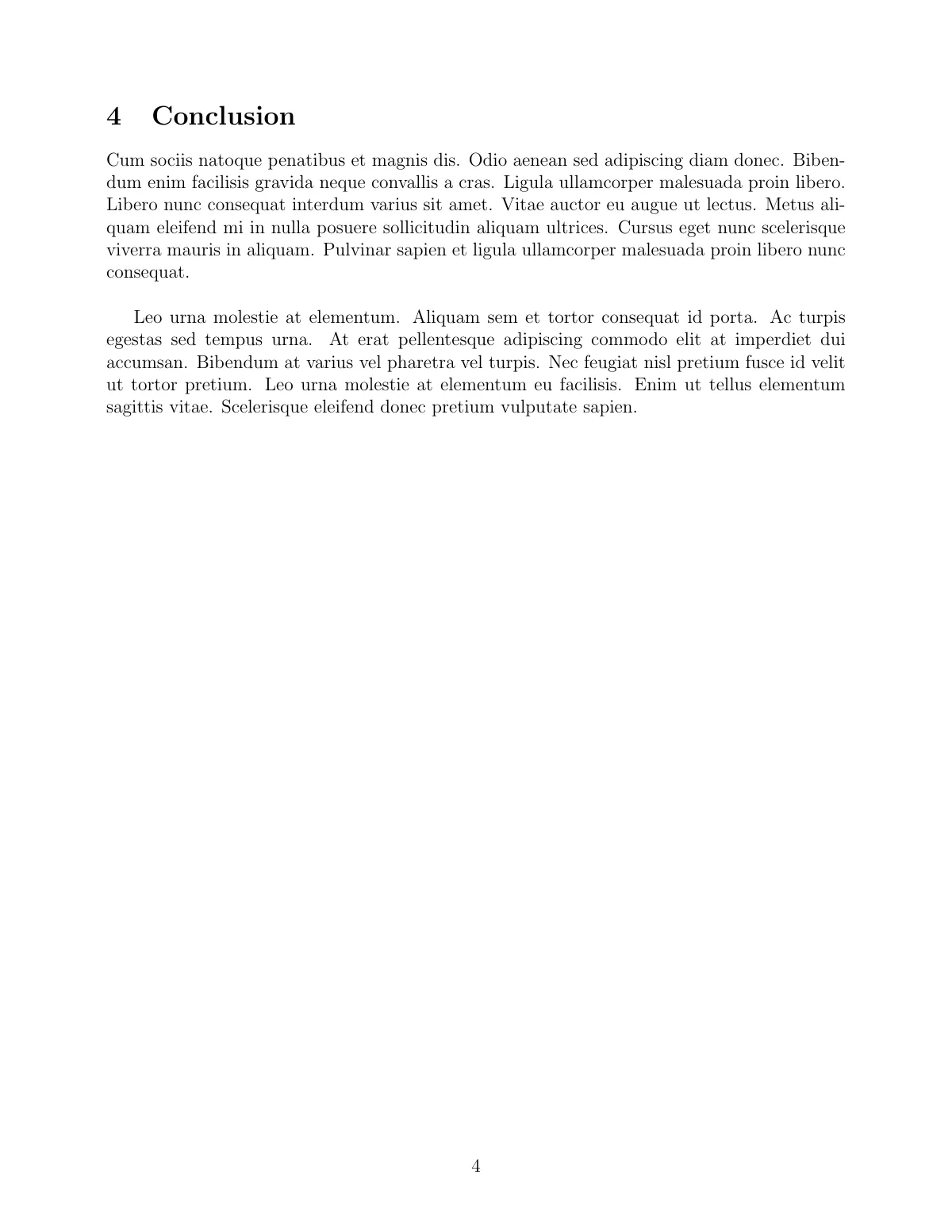 University of St Andrews style report with code listings LaTeX template, page 4 of 9