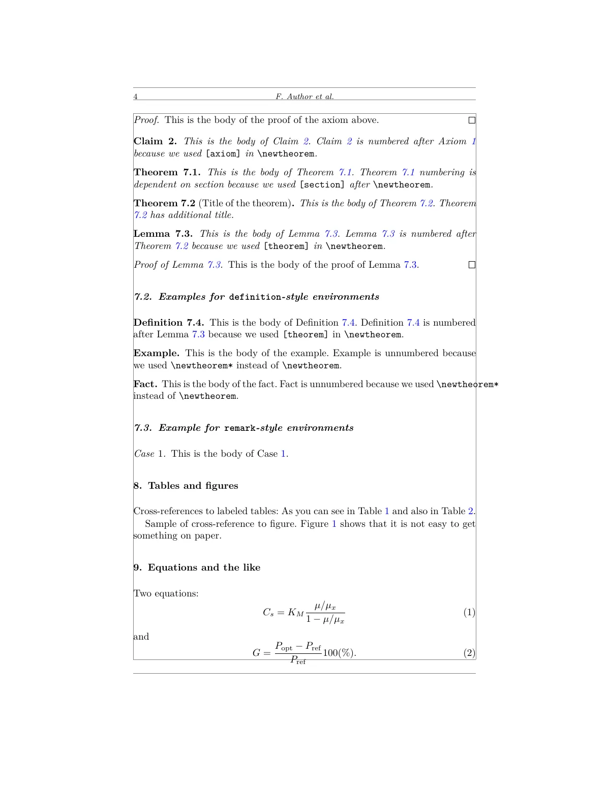 LaTeX-Vorlage Probability Surveys Zeitschriftenartikel, Seite 4 von 7