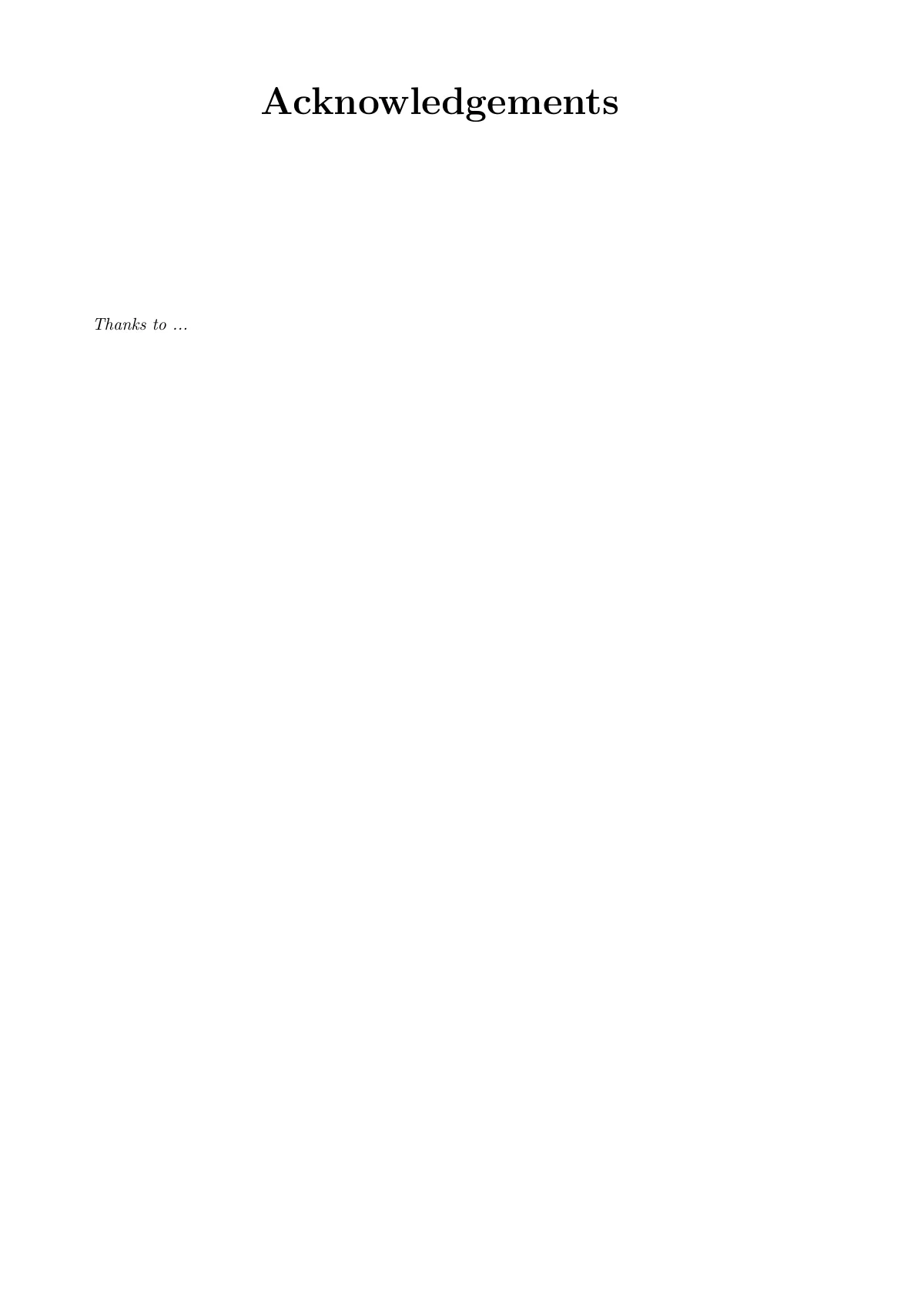 University of Trento master's thesis LaTeX template, page 2 of 9