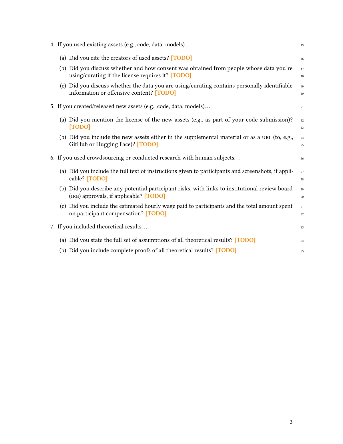 LaTeX-Vorlage AutoML Conference paper submission, Seite 3 von 4