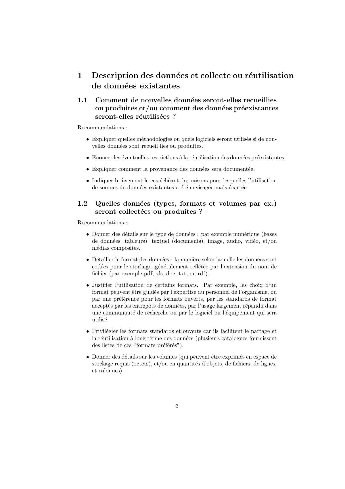 Data management plan for ANR and H2020 LaTeX template, page 4 of 11