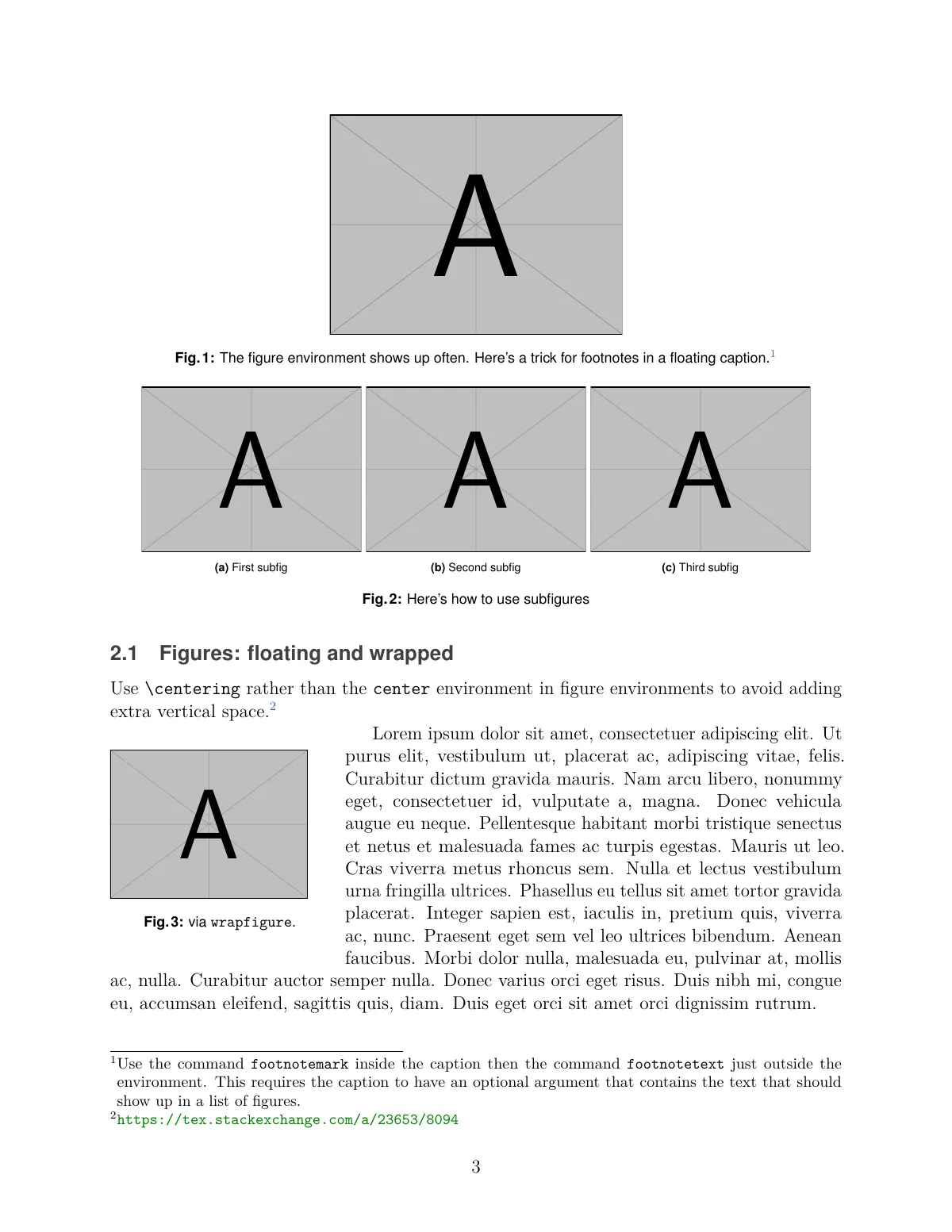 Article and lecture notes LaTeX template, page 3 of 13