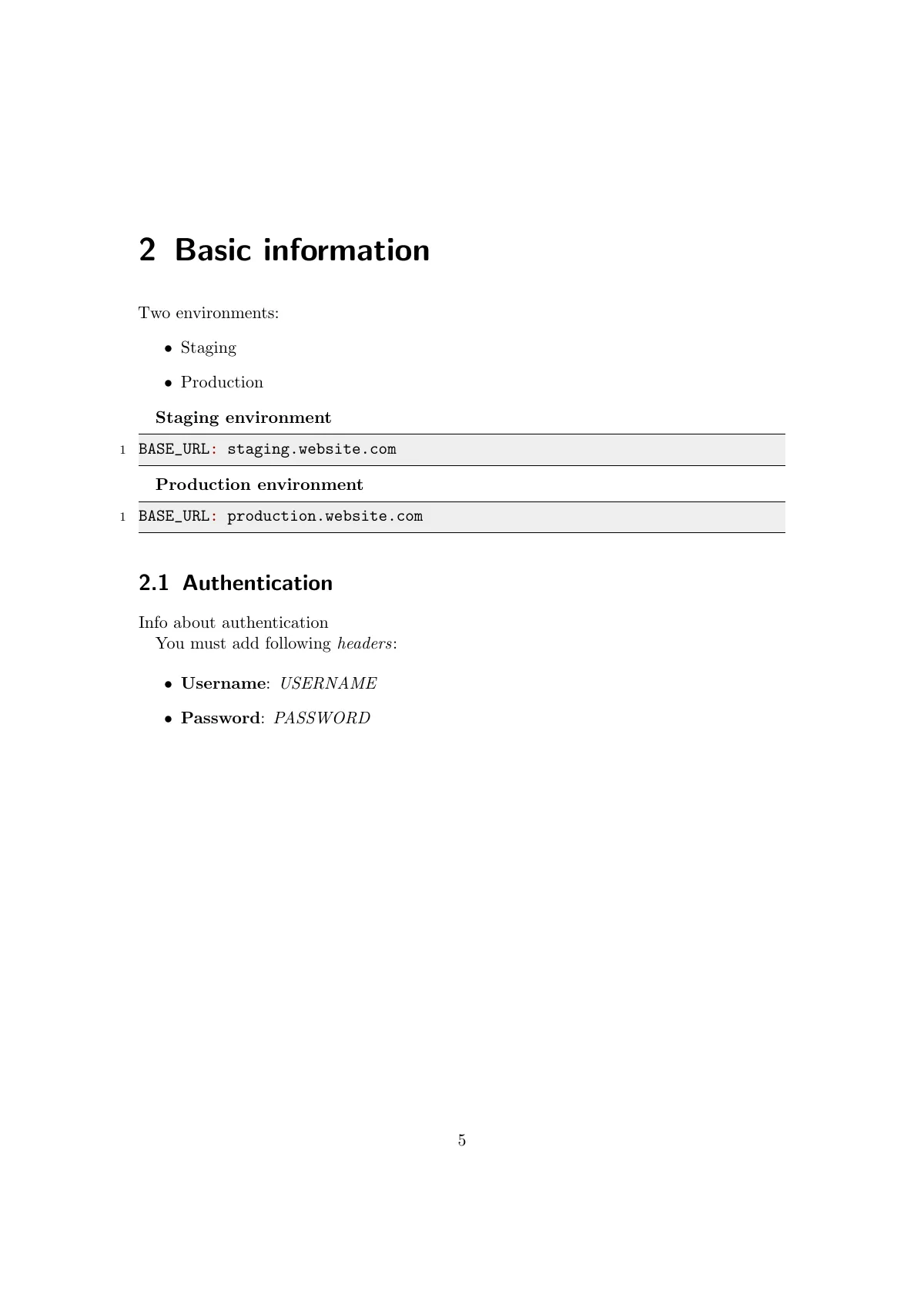 LaTeX-mallen Rest API documentation, sida 5 av 8