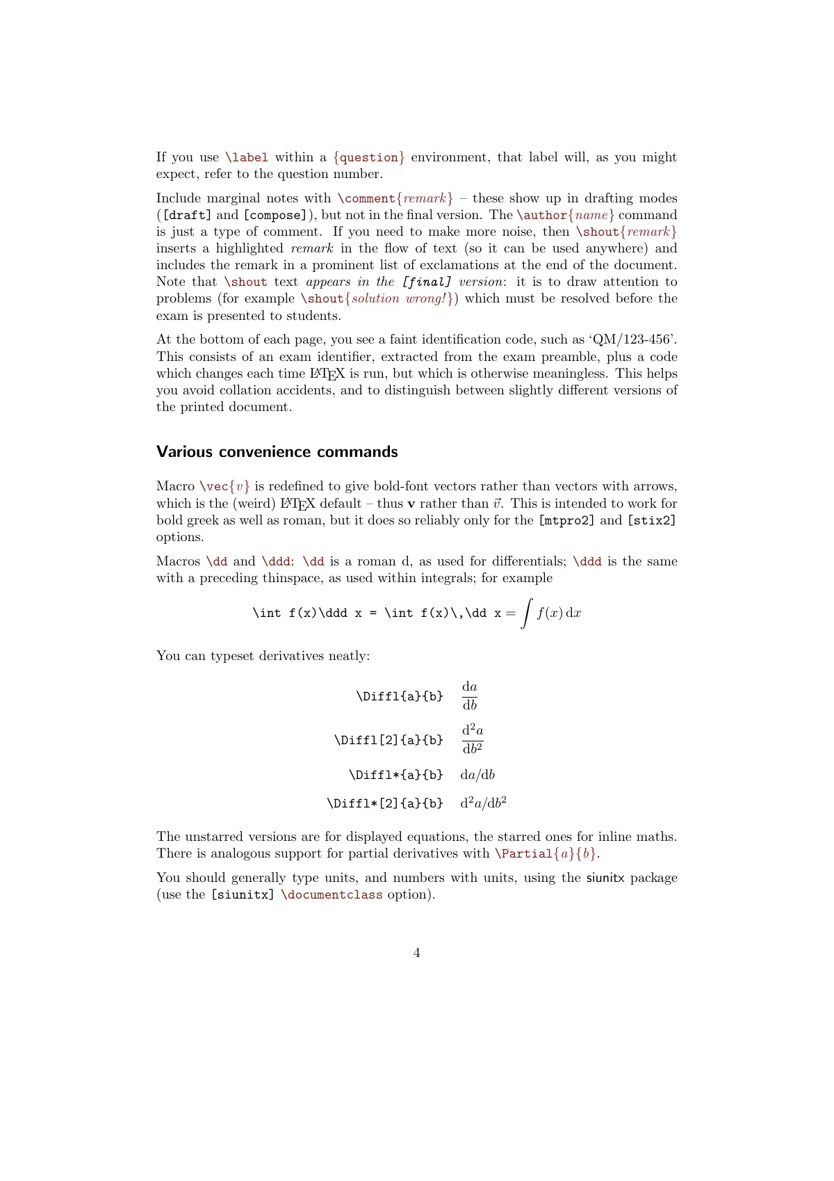 Notes for exam question authors (exam-n) LaTeX template, page 4 of 8