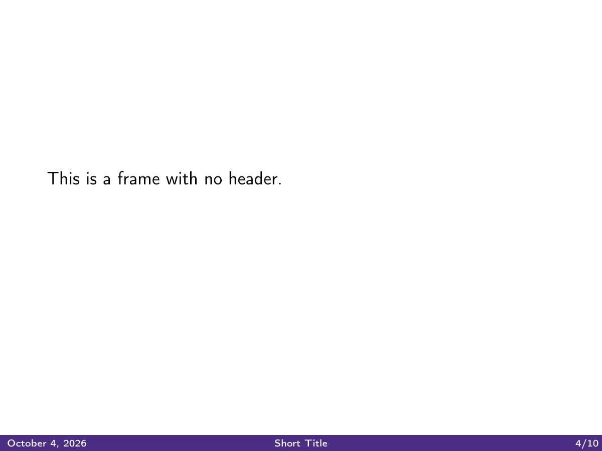University of Washington Beamer theme LaTeX template, page 5 of 12