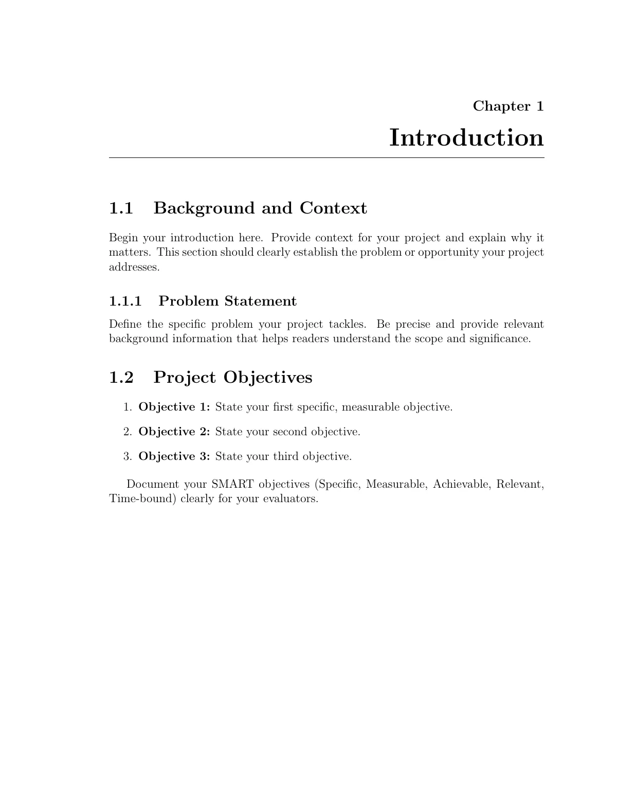 Plantilla de LaTeX Informe de proyecto del Thapar Institute, TIET, página 5 de 11